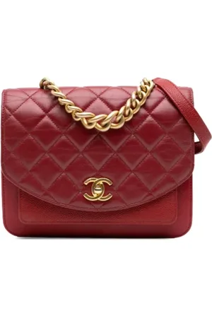 CHANEL Pre-owned, Dame, Rød, ONE SIZE, Uld, Pre-owned Laeder chanel-tasker