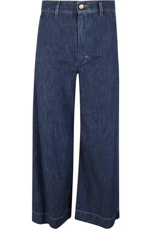 Max Mara Jeans, Dame, Blå, 3XS, Bomuld, Paul Bukser
