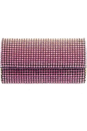 Twentyfour Taske, Dame, Lyserød, ONE SIZE, Læder, Rosa Læder Clutch Håndtaske