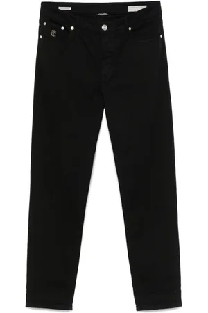 Brunello Cucinelli Jeans, Herre, Sort, 3XL, Bomuld, Klassiske jeans med fem lommer