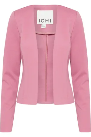 Ichi Jakke, Dame, Lyserød, M, Heather Rose Åben Blazer