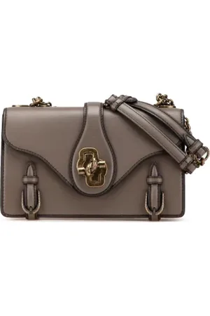 Bottega Veneta Pre-owned, Dame, Brun, ONE SIZE, Uld, Pre-owned Laeder crossbody-tasker