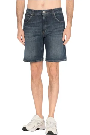 Dondup Shorts, Herre, Blå, W30, Bomuld, Klassiske Blå Skræddersyede Shorts