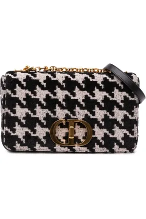 Dior Pre-owned, Dame, Sort, ONE SIZE, Uld, Pre-owned Canvas crossbody-tasker