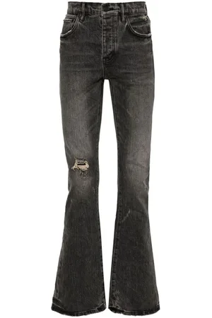 Purple Brand Jeans, Herre, Sort, W30, Denim, Sort Denim Bootcut Jeans