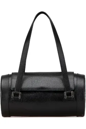 Bvlgari Pre-owned, Dame, Sort, ONE SIZE, Tyl, Pre-owned Laeder hndtasker