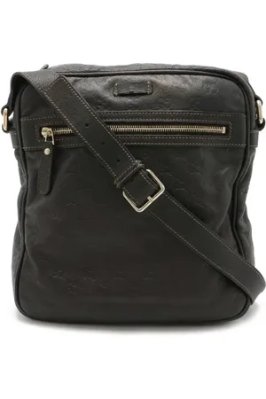 Gucci Pre-owned, Dame, Brun, ONE SIZE, Uld, Pre-owned Laeder crossbody-tasker