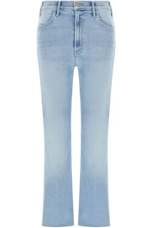 Mother Jeans, Dame, Blå, W29, Denim, Klar Blå Tapered Leg Jeans
