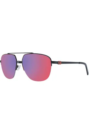 Guess Tilbehør, Herre, Sort, ONE SIZE, Uld, Sort Aviator Solbriller Spejlet Grå