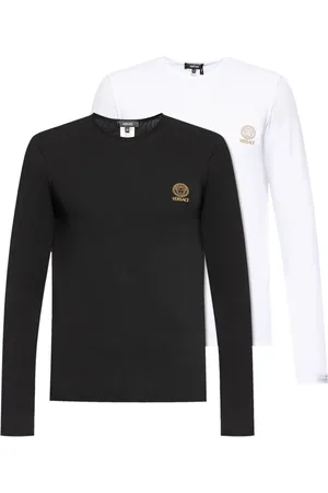 VERSACE Top, Herre, Flerfarvet, XL, Bomuld, MultiColour Medusa Crewneck Langærmet Sæt