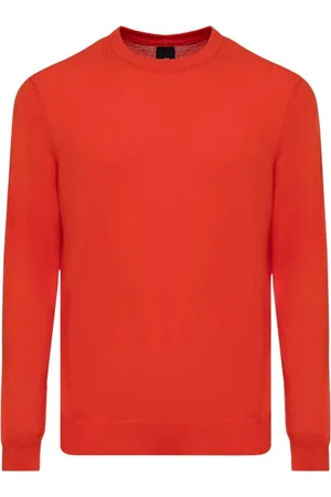add Strik, Herre, Rød, 2XL, Bomuld, Rundhalset Bomulds Sweater