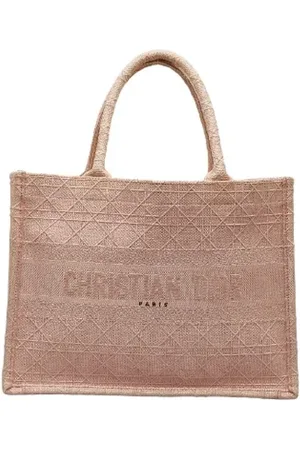 Dior Pre-owned, Dame, Lyserød, ONE SIZE, Tyl, Pre-owned Canvas dior-tasker