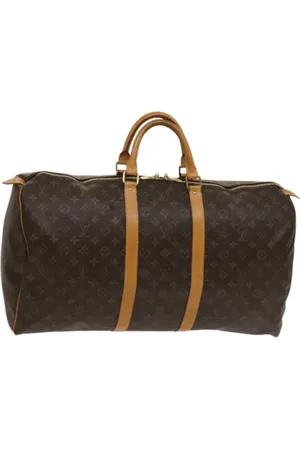 LOUIS VUITTON Pre-owned, Dame, Brun, ONE SIZE, Tyl, Pre-owned canvas tasker