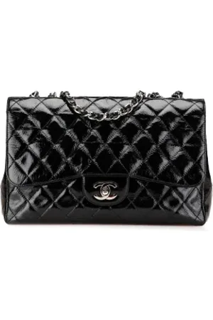 CHANEL Pre-owned, Dame, Sort, ONE SIZE, Uld, Pre-owned Laeder chanel-tasker