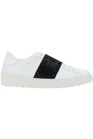 VALENTINO GARAVANI Sko, Dame, Hvid, 35 1/2 EU, Sko med nitter og lav top