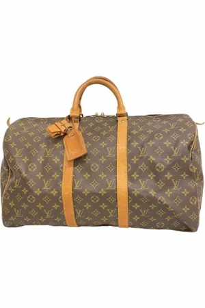 LOUIS VUITTON Pre-owned, unisex, Brun, ONE SIZE, Tyl, Pre-owned canvas tasker