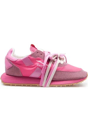 Ghoud Sko, Dame, Lyserød, 37 EU, Læder, Starlight Glitter Sneakers Fuchsia