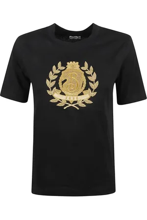 Burberry Top, Dame, Sort, S, Bomuld, Sort Jerseywear T-shirts og Polos