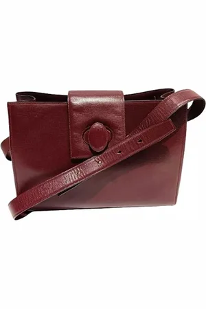 Cartier Pre-owned, Dame, Brun, ONE SIZE, Uld, Pre-owned Laeder crossbody-tasker