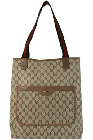 Gucci Pre-owned, Dame, , ONE SIZE, Uld, Pre-owned Canvas gucci-tasker