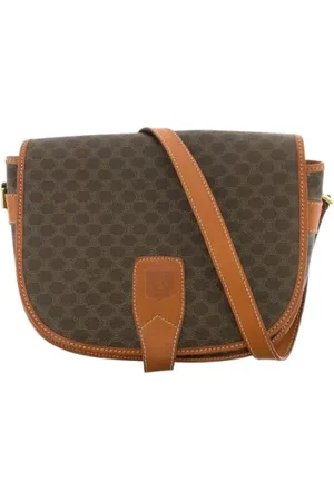 Céline Pre-owned, Dame, Brun, ONE SIZE, Uld, Pre-owned Laeder celine-tasker