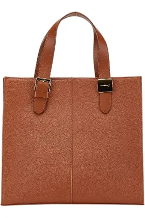 Burberry Pre-owned, Dame, Brun, ONE SIZE, Tyl, Pre-owned Laeder totes