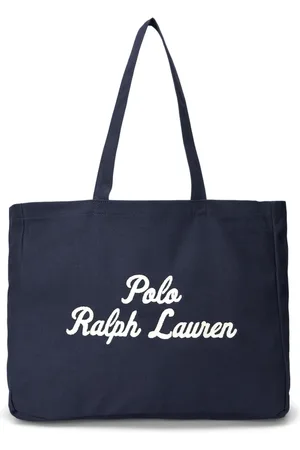 Ralph Lauren Taske, Herre, Blå, ONE SIZE, Bomuld, Blå Bomuld Tote Taske
