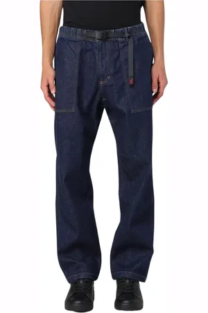 Gramicci Jeans, Herre, Blå, M, Denim, Blå Tapered Denim Jeans
