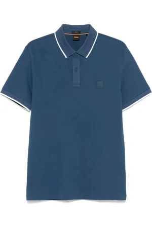 HUGO BOSS Top, Herre, Blå, 3XL, Uld, Stilfuld Sweater til Chef Look