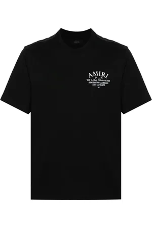 AMIRI Top, Herre, Sort, XL, Bomuld, Art District Logo T-shirt i sort