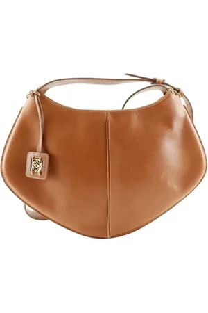 Loewe Pre-owned, Dame, Brun, ONE SIZE, Uld, Pre-owned Laeder crossbody-tasker