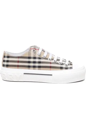 Burberry Sko, Dame, , 37 EU, Check Sneakers med Gummihæl