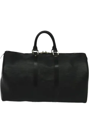 LOUIS VUITTON Pre-owned, Dame, Sort, ONE SIZE, Tyl, Pre-owned Laeder louis-vuitton-tasker