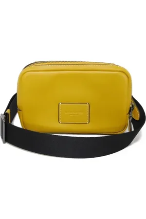 Coach Pre-owned, Dame, Gul, ONE SIZE, Uld, Pre-owned Laeder crossbody-tasker