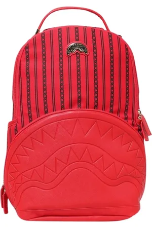 Sprayground Taske, Herre, Rød, ONE SIZE, Uld, Multifarvet Stilfuld Rygsæk med Rummelige Rum