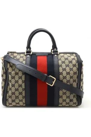 Gucci Pre-owned, Dame, , ONE SIZE, Uld, Pre-owned canvas håndtasker