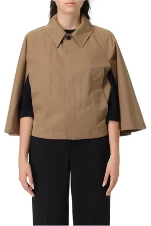 Burberry Jakke, Dame, , S, Bomuld, Tidløs Elegant Cape
