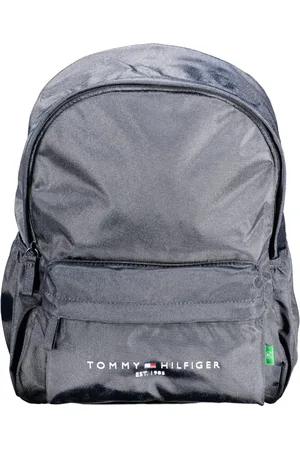 Tommy Hilfiger Taske, Herre, Blå, ONE SIZE, Uld, Blå Rygsæk med Justerbare Stropper