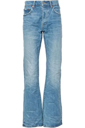 Purple Brand Jeans, Herre, Blå, W31, Denim, Blå Denim Bootcut Jeans