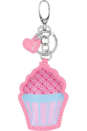 Liu Jo Tilbehør, Dame, Lyserød, ONE SIZE, Caliwen Cupcake Charm Nøglering