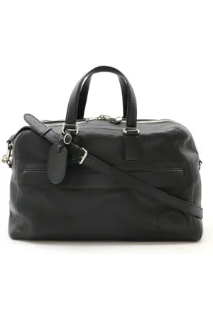 Gucci Pre-owned, Dame, Sort, ONE SIZE, Uld, Pre-owned Laeder rejsetasker