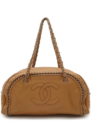 CHANEL Pre-owned, Dame, Lyserød, ONE SIZE, Uld, Pre-owned Laeder chanel-tasker