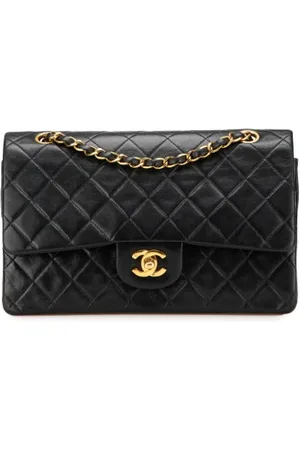 CHANEL Pre-owned, Dame, Sort, ONE SIZE, Uld, Pre-owned Laeder chanel-tasker