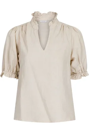 Neo Noir Bluser & Skjorter, Dame, , M, Bomuld, 160264 Bluser Bluser 160264 Sand