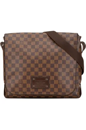 LOUIS VUITTON Pre-owned, Dame, Brun, ONE SIZE, Uld, Pre-owned canvas tasker