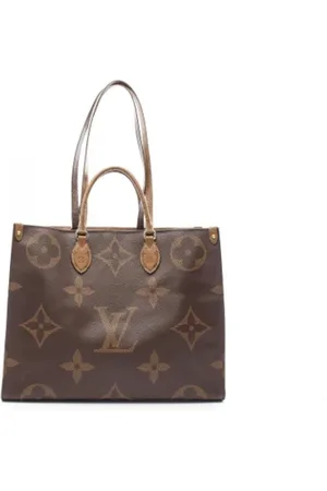 LOUIS VUITTON Pre-owned, Dame, Brun, ONE SIZE, Tyl, Pre-owned canvas tasker