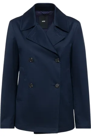 add Frakke, Dame, Blå, L, Bomuld, Bomulds Peacoat