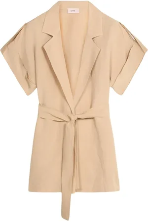 Oltre Jakke, Dame, , M, Linned, Ustruktureret blazer i linnedblanding