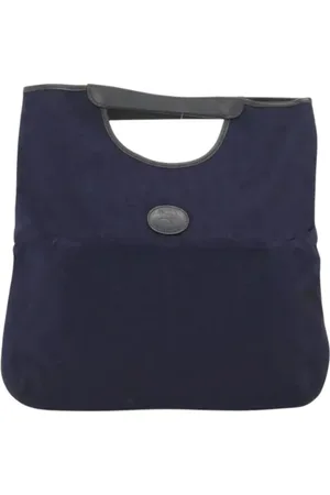 Céline Pre-owned, Dame, Blå, ONE SIZE, Tyl, Pre-owned canvas håndtasker