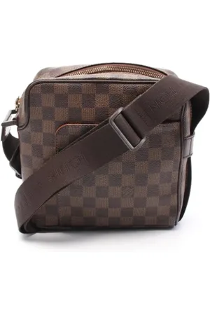 LOUIS VUITTON Pre-owned, Dame, Brun, ONE SIZE, Uld, Pre-owned canvas tasker